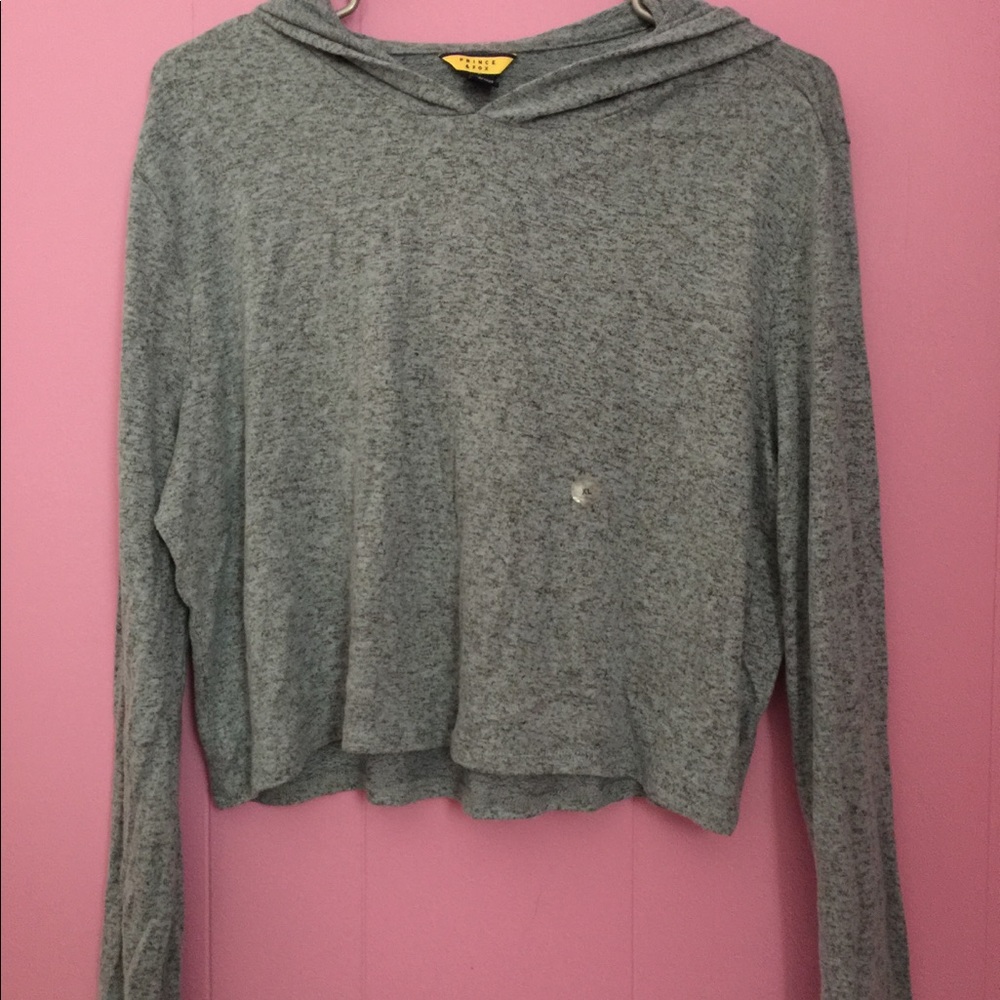 Grey Blue Light Hoodie